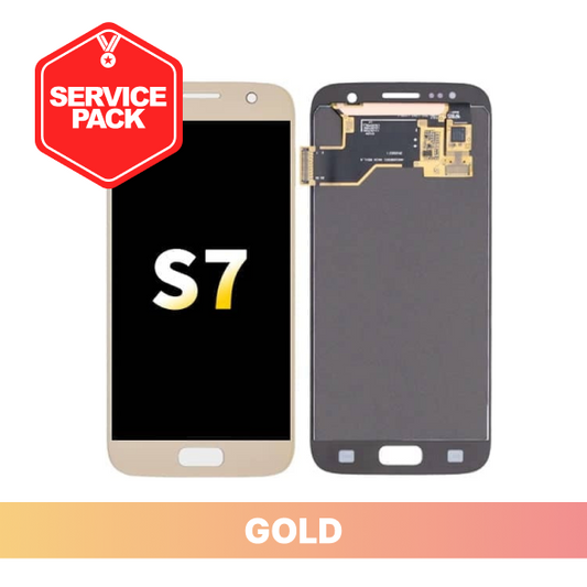 Samsung Galaxy S7 Service Pack Screen - Gold