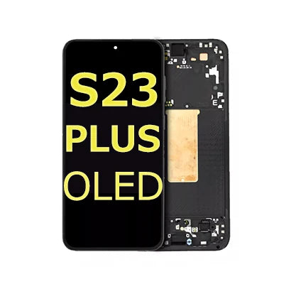Samsung Galaxy S23 Plus Compatible Amoled Assembly -Soft Oled Aftermarket - Phantom Black
