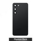 Samsung S23 Back Glass with Adhesive - Phantom Black