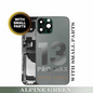 iPhone 13 Pro Max Back Housing With Small Parts - Green