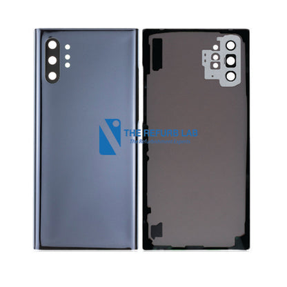 Samsung Galaxy Note 10 Plus Back Glass with Adhesive - Black