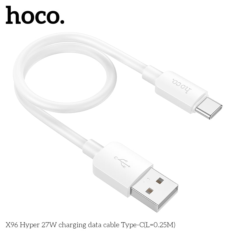 X96 Hyper 27W charging data cable Type-C(L=0.25M)