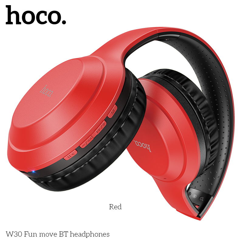 W30 Fun move BT headphones - Red