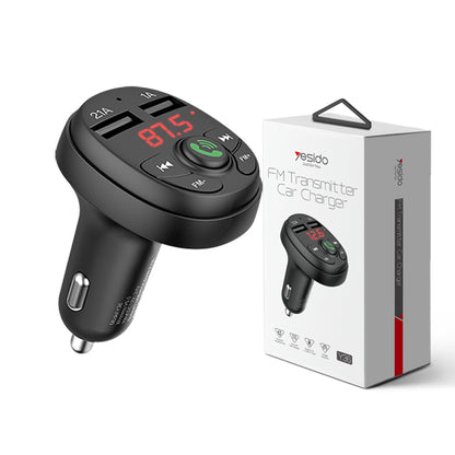 YESIDO Bluetooth 5.0 FM Transmitter- Y36