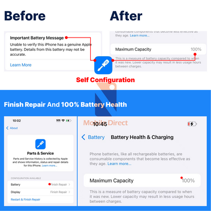iPhone 15 Pro Battery - Self Configuration