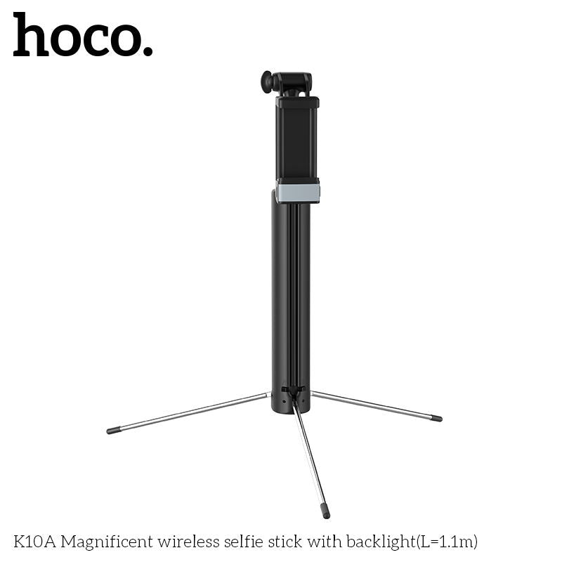 K10A Magnificent wireless control aluminum alloy selfie stick 112.5CM