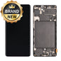 Samsung Galaxy A71/A715 4G Service Pack OLED Screen with Frame - Black