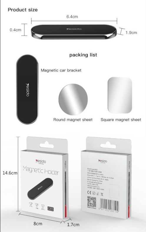 YESIDO Magnetic Phone Holder C83