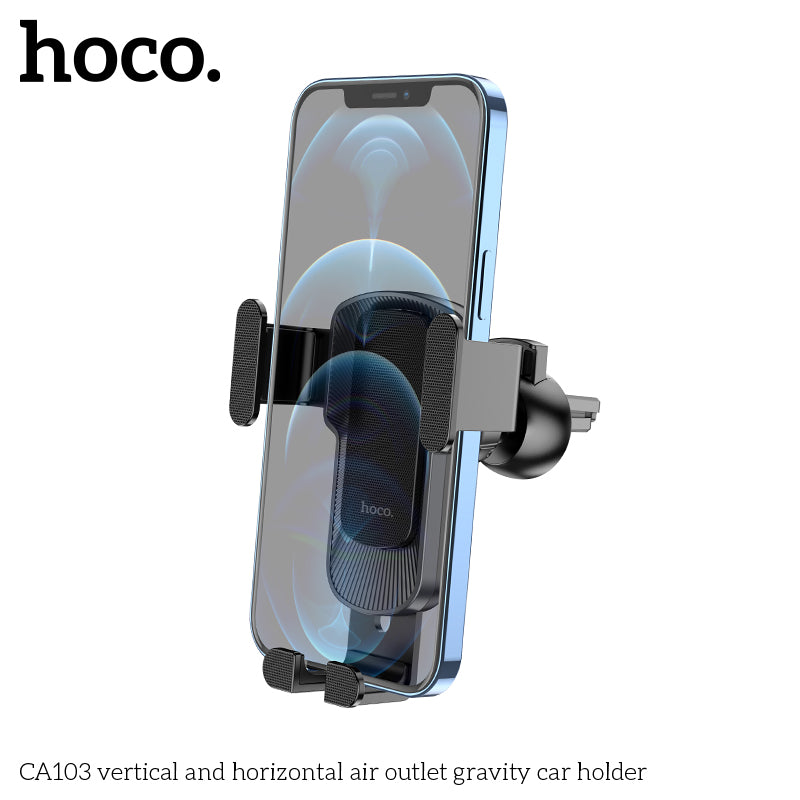 HOCO CA103 vertical and horizontal air outlet gravity car holder