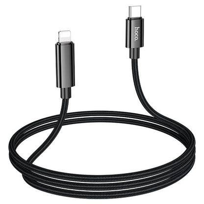 Hoco U125 Benefit PD charging data cable with display iP