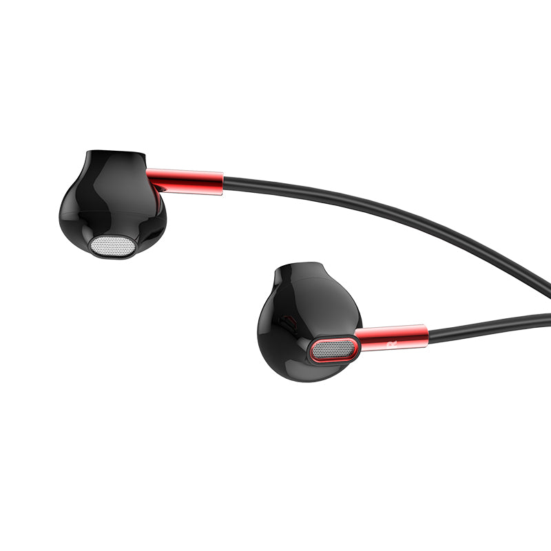 HOCO M57 Stereo Wired Headset with Mic - Black