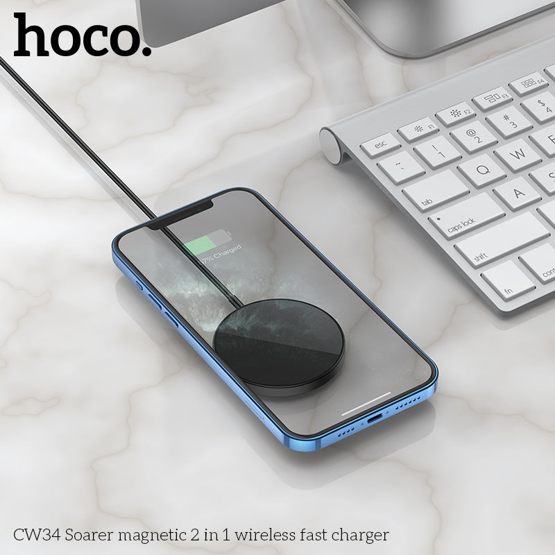 HCOO CW34 Soarer magnetic 2 in 1 wireless fast charger
