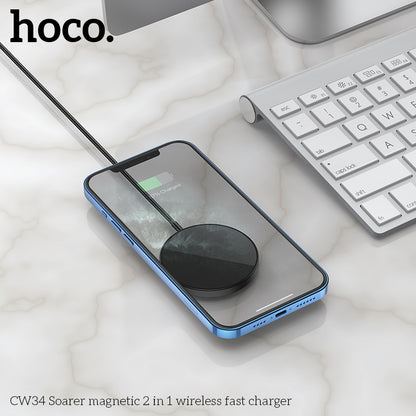 HCOO CW34 Soarer magnetic 2 in 1 wireless fast charger