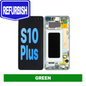 Samsung Galaxy S10 Plus  Refurbished with Frame - GREEN