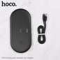 Hoco CW23 Dual power wireless fast charger - Black