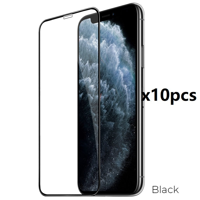 HOCO G5 Full Silk Screen HD Tempered Glass For iP12 Pro - 10 Pack
