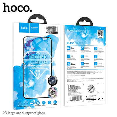 HOCO A34 9D Large Arc Dustproof Glass For iP12 Pro Max