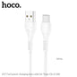 HOCO X37 Cool power charging data cable for Type-C(L=0.5M) White