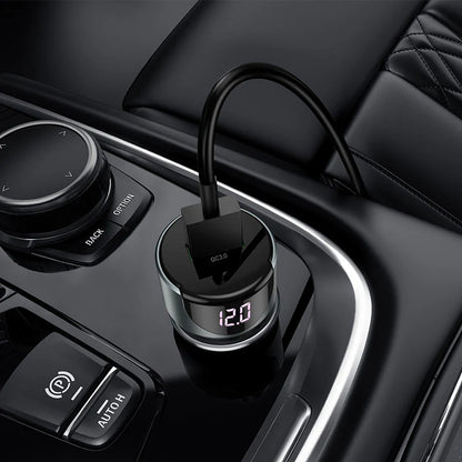 Z42 Light road dual port digital display PD20W+QC3.0 car charger