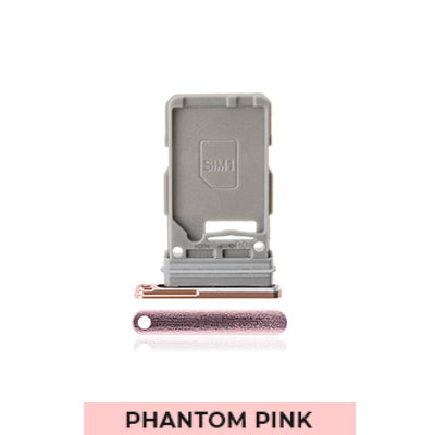 Single SIM Card Tray for Samsung Galaxy S21 5G-Phantom Pink-OEM