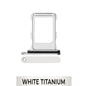 Single SIM Card Tray for iPhone 16 Pro/16 Pro Max-White Titanium