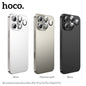 HOCO 3D metal frame lens film iP16 Pro/16 Pro Max(V13) - Titanium Gold