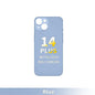 iPhone 14 Plus - OEM Compatible Back Glass - Blue (Big Hole)