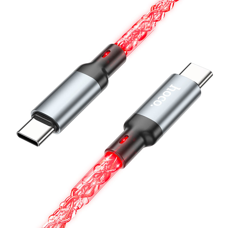 Hoco U112 Shine 60W charging data cable for Type-C to Type-C