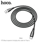 U75 Blaze magnetic Type C charging Cable - Black