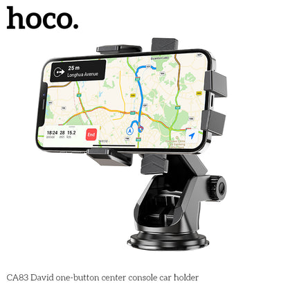 Hoco CA83 David one-button center console car holder