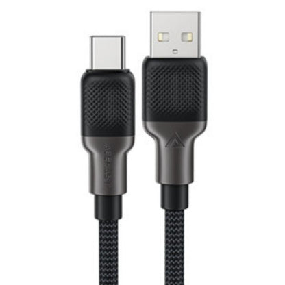 C10-04 USB-A to USB-C silicone braid charging data cable