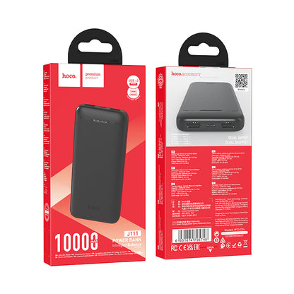 HOCO J111 Smart charge power bank(10000mAh) Black