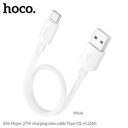 X96 Hyper 27W charging data cable Type-C(L=0.25M)