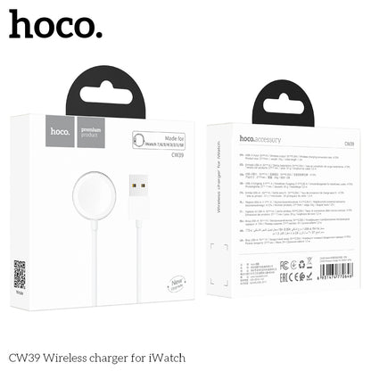 Hoco CW39 Wireless charger for iWatch - White
