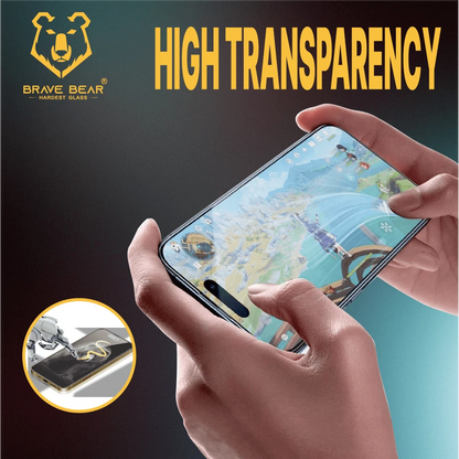 G15 Dust Free Full Cover Tempered Glass - iP14 Pro Max