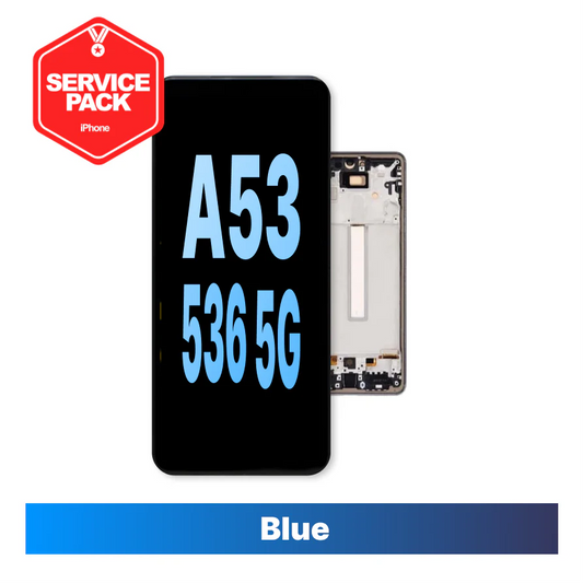 Samsung Galaxy A53/536 5G Service Pack Screen with Frame - Blue