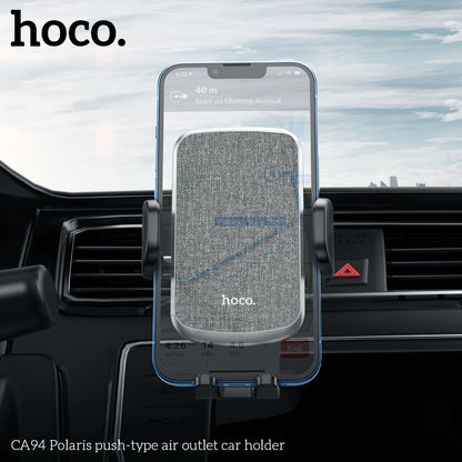 HOCO CA94 Polaris push-type air outlet car holder