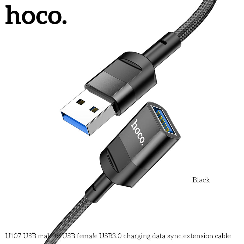HOCO U107 USB male to USB female USB3.0 charging data sync extension cable