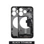 iPhone 15 Pro Oem Mid Frame Housing With Small Parts - Black Titanium