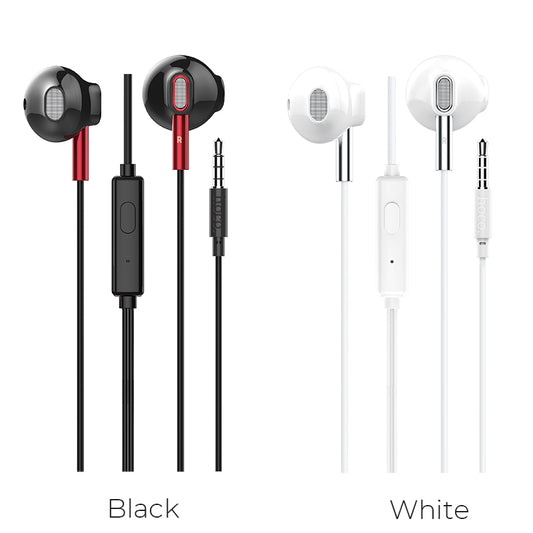 HOCO M57 Stereo Wired Headset with Mic - Black