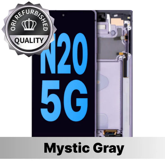 Samsung Galaxy Note 20 Refurbished Assembly with Frame - Mystic Gray