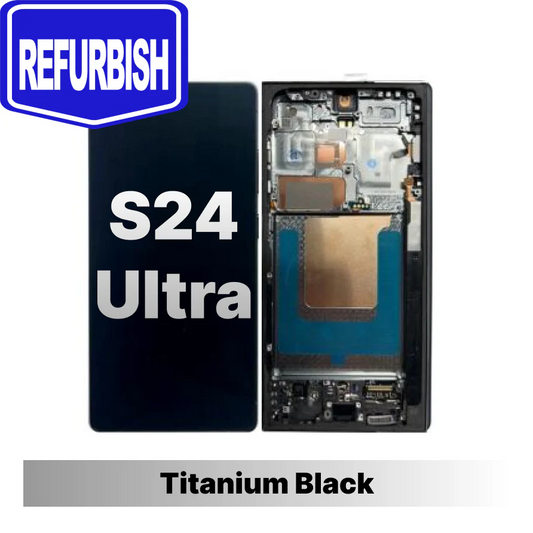 Samsung Galaxy S24 Ultra Refurbished  Assembly with Frame - Titanium Gray