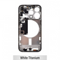 iPhone 15 Pro Oem Mid Frame Housing With Small Parts - White Titanium