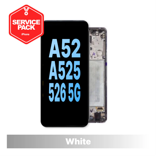 Samsung Galaxy A52/A525/526/528 5G Service Pack OLED Screen - White