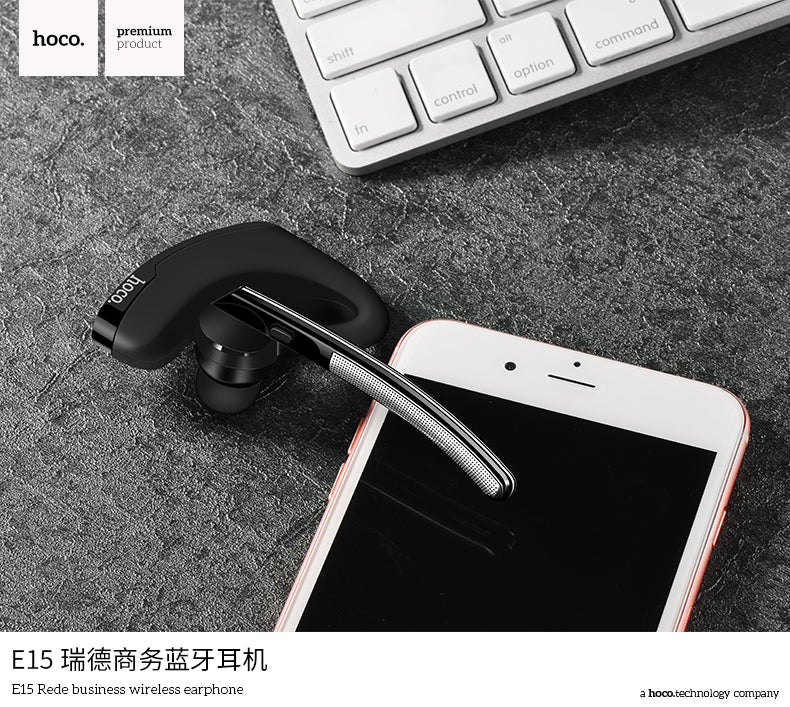 HOCO Rede Wireless Earphone With Mic - E15