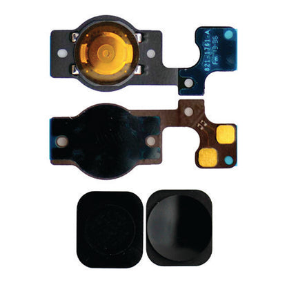 iPhone 5C HOME BUTTON WITH FLEX CABLE Black - BW100