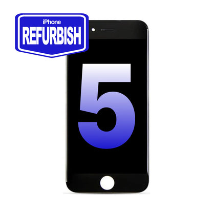 iPhone 5C Compatible LCD Screen Assembly OEM - Black - BW100