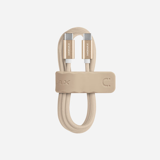 Momax Type C to Type C Cable Gold