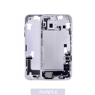 iPhone 14 Plus Oem Mid Frame Housing With Small Parts - Purple