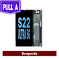 Samsung Galaxy S22 Ultra Pull A grade Screen - Burgundy